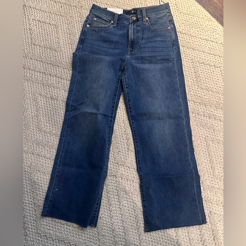 7 for all Mankind Cropped Alexa in Meisa